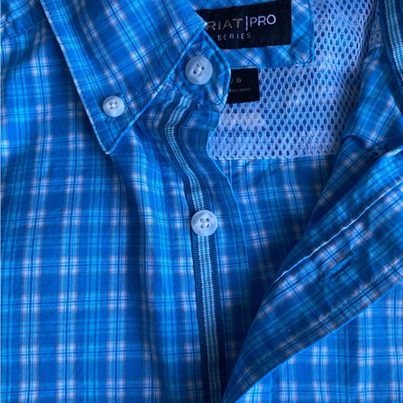 Ariat Pro Series Button Down Short Sleeve Shirt - Picture 8 of 9